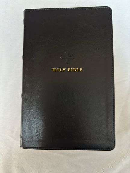 NRSV Catholic Bible Black Leather Soft