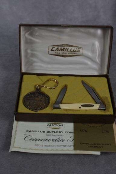1976 CASE CAMILLUS COMMEMORATIVE KNIFE 100TH ANNIVERSARY