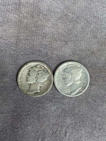 1916-S Almost full fasces with luster + 1926-S Mercury Dimes Semi Key