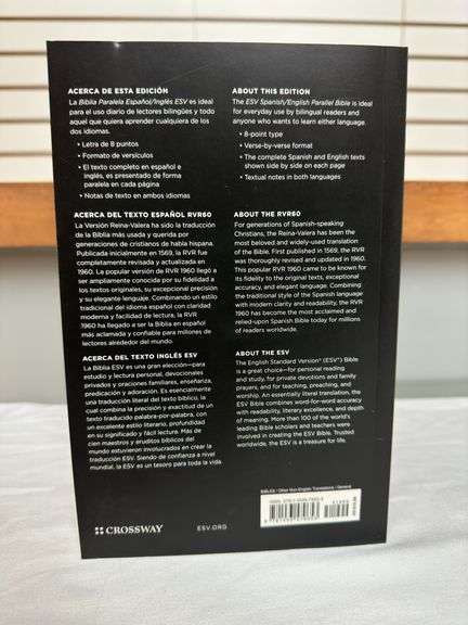 La Santa Biblia RVR and The Holy Bible ESV