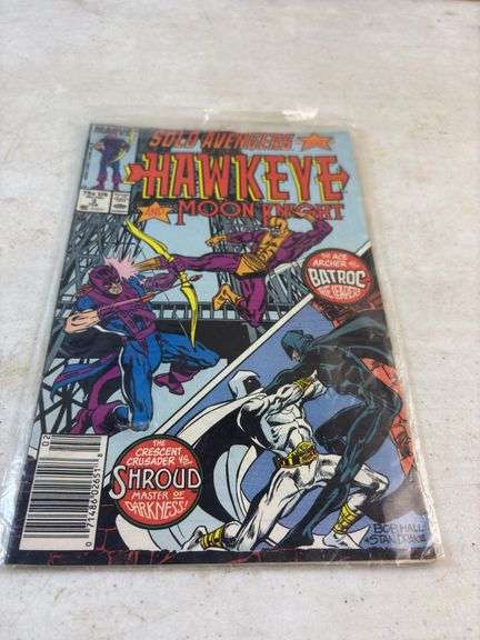 Hawkeye Moon Knight Comic Book / in Plastic