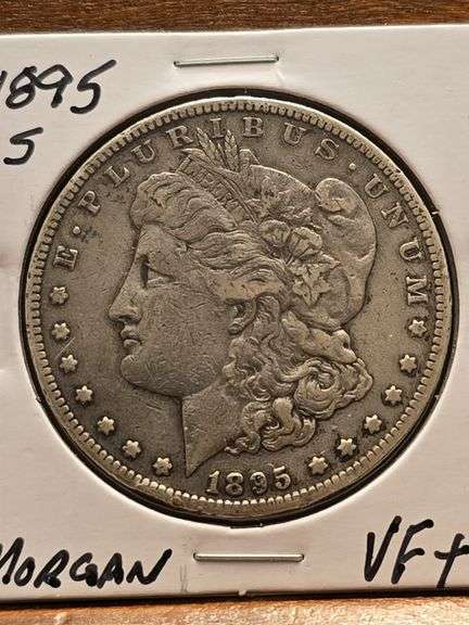 1895S MORGAN DOLLAR VF+ KEY DATE
