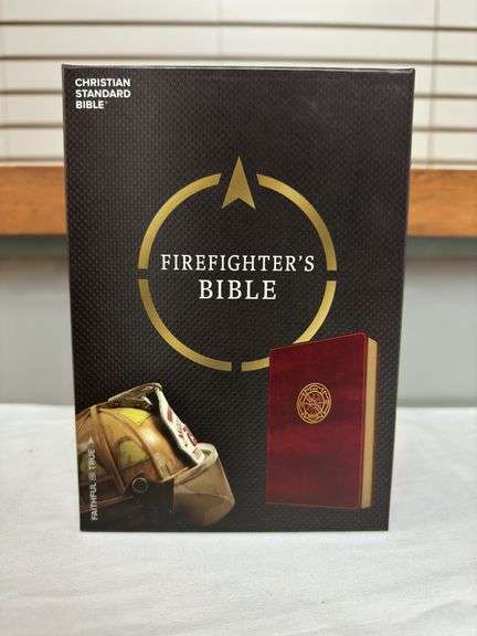 CSB Military Bible Burgundy Leather Touch, and CSB Firefighters Bible Burgundy LeatherTouch