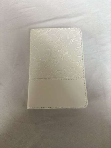 NIV Brides Bible White Leather Soft