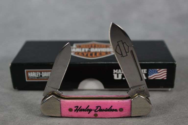 2015 CASE BABY BUTTERBEAN SMOOTH PINK HARLEY DAVIDSON ETCH 62132