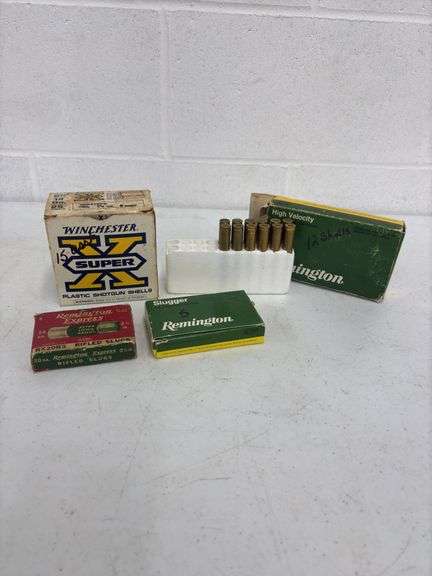 Misc. Ammunition, 12/20 ga. Slugs , 12 ga. Shotgun shells