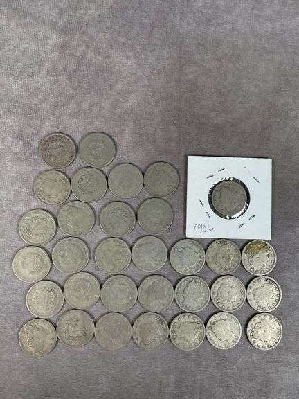 (31) Liberty Nickels 1898-1912