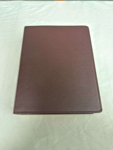 Hebrew-Greek Key Word Study Bible Burgundy Bonded Leather