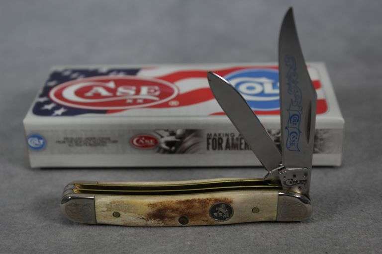2013 CASE STOCKMAN STAG ENGRAVED BOLSTERS 52087