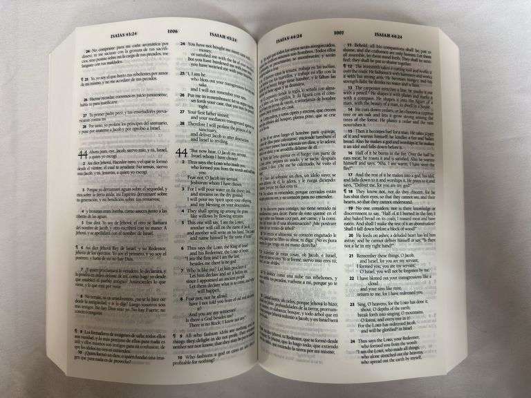 La Santa Biblia RVR and The Holy Bible ESV