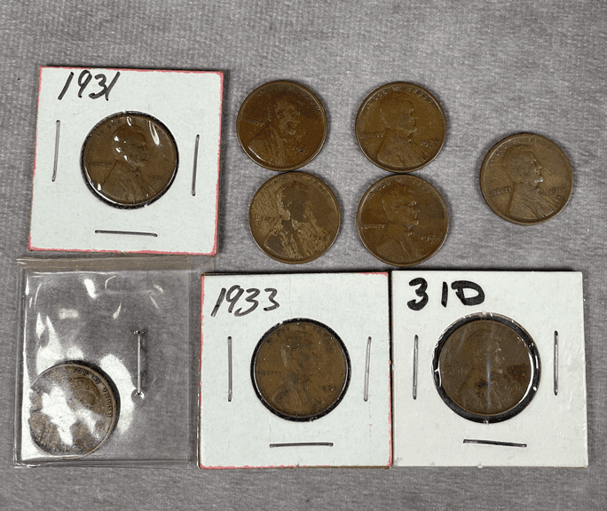 1916-S,17-S,18-D,21-S,24-S,25-S,31-P,31-D,33-P Lincoln Cents  All better dates. Look!