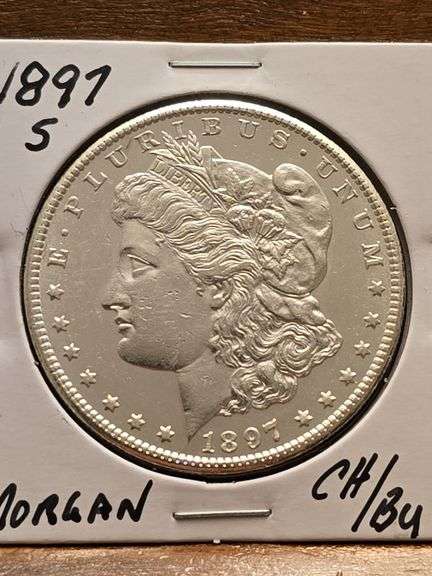 1897S MORGAN DOLLAR NICE BU