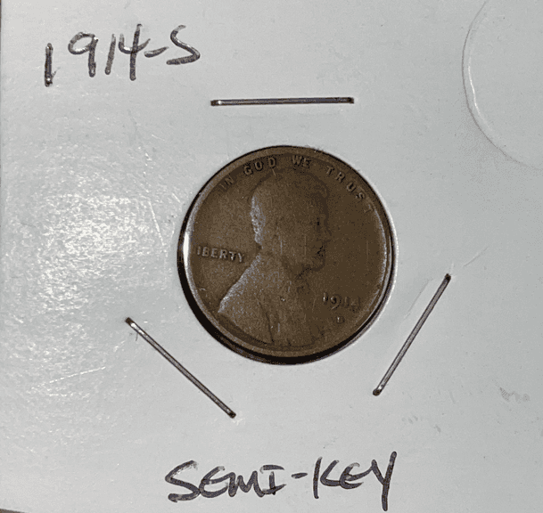 1914-S Lincoln Cent  Semi-Key