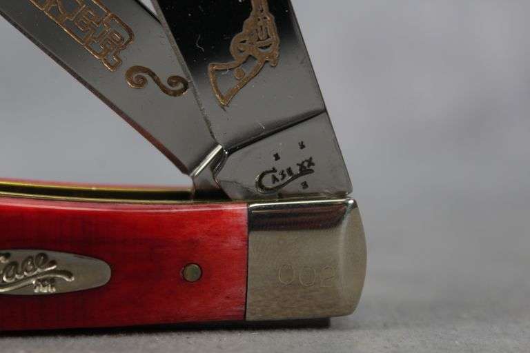 2015 CASE TRAPPER SMOOTH RED BARNBOARD JIG COLT .45 6254