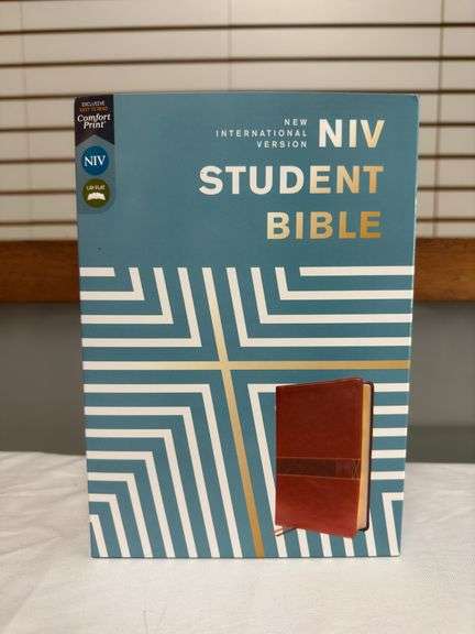 NIV Student Bible Brown Leather Soft