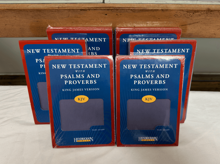 (6) KJV New Testament w/ Psalms and Proverbs Lilac Flexisoft
