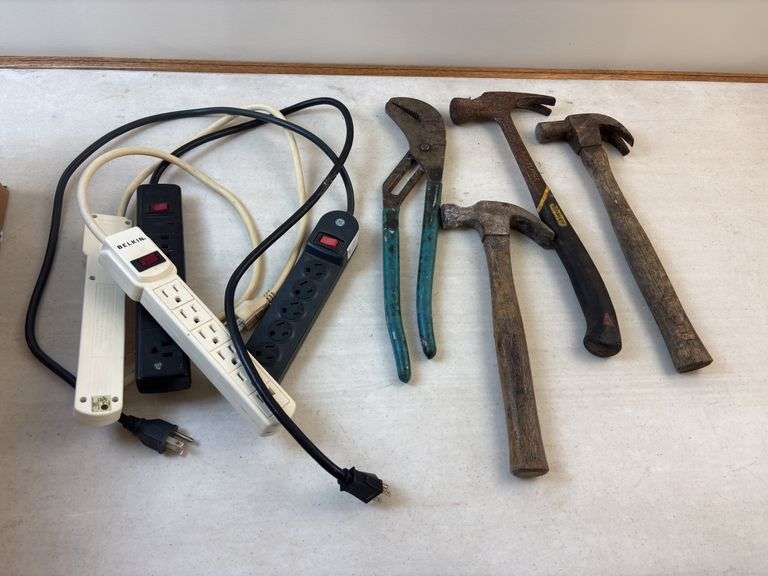 Hand tools , Hammers, wrenches, saws screwdrivers