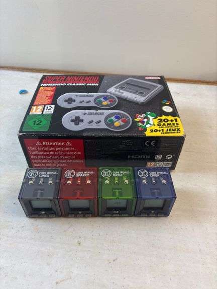 Super Nintendo Mini w/Cube world games