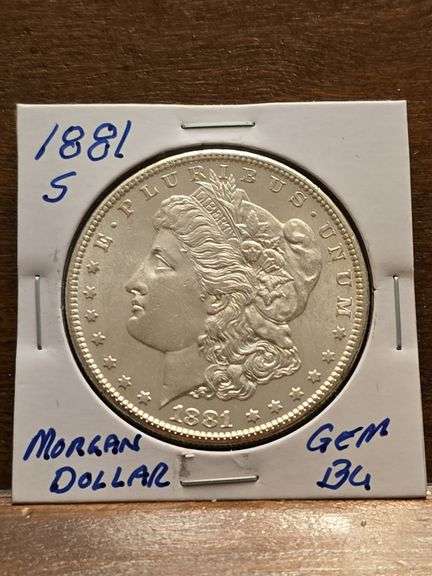 1881S MORGAN DOLLAR CHOICE BU