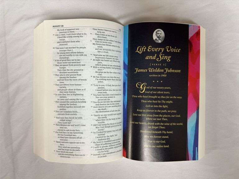 NLT Love Language Devotional Bible Brown Deluxe Softouch Edition, and One Year Pray for America NLT 