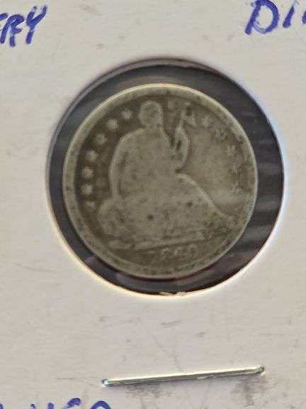 1840O NO DRAPERY SEATED HALF DIME G