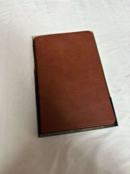 New Living Translation NLT Thinline Reference Bible Brown Genuine Leather