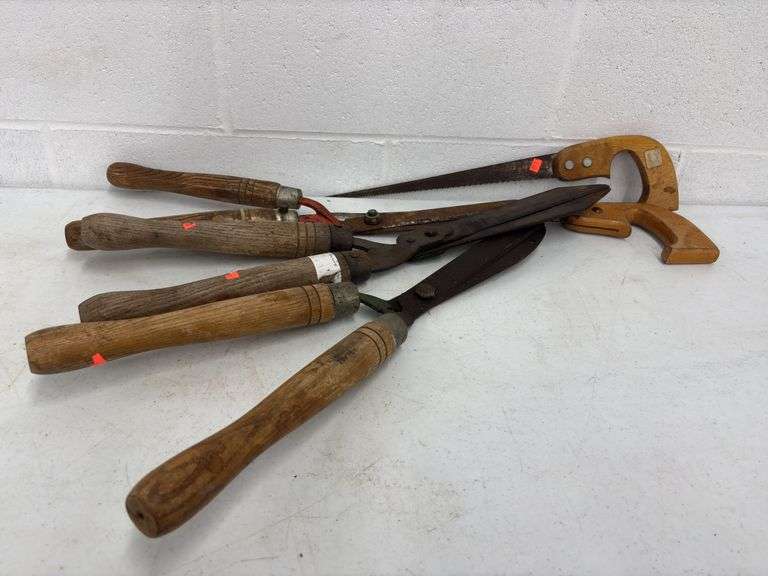 Vintage Hand Tree Pruners & Hand Saws