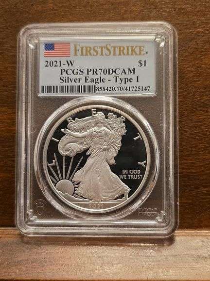 2021W PCGS PR70 DCAM SILVER EAGLE TYPE 1
