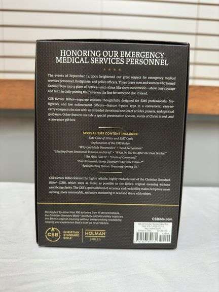 CSB Doctors Bible Black Leather Touch, CSB EMS Bible Navy LeatherTouch