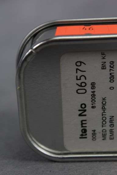 2009 CASE MEDIUM TOOTHPICK EMERALD GREEN BONE KINFOLKS 610094