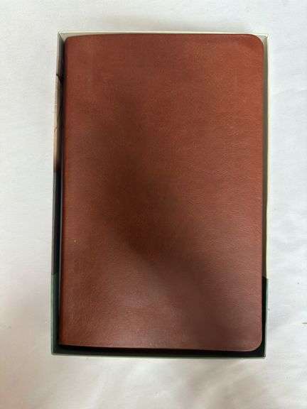 New Living Translation NLT Thinline Reference Bible Brown Genuine Leather