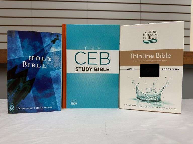 CEV Bible, CEB Study Bible Hardcover, CEB Thinline Bible Black