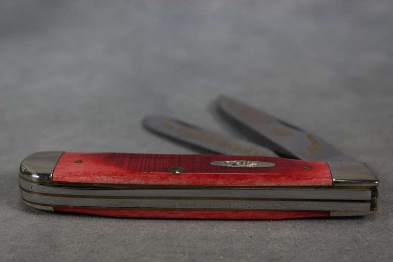 2015 CASE TRAPPER SMOOTH RED BARNBOARD JIG COLT .45 6254