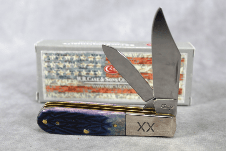 2019 CASE BARLOW BURNT PURPLE BONE TRIBAL JIG 62009 1/2 SS