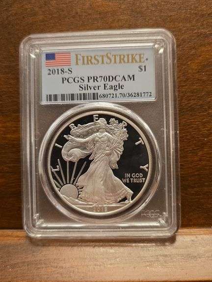 2018S PCGS PR70 DCAM SILVER EAGLE