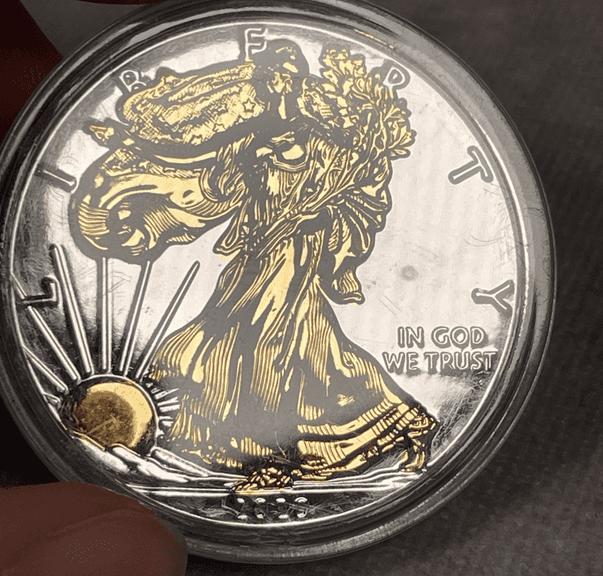 2020 Proof American Eagle with Gold overlay Another one!