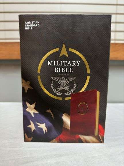 CSB Military Bible Burgundy Leather Touch, and CSB Firefighters Bible Burgundy LeatherTouch