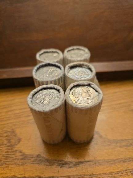 LOT OF 150-1979 SUSAN B. ANTHONY DOLLARS IN BANK ROLLS BU
