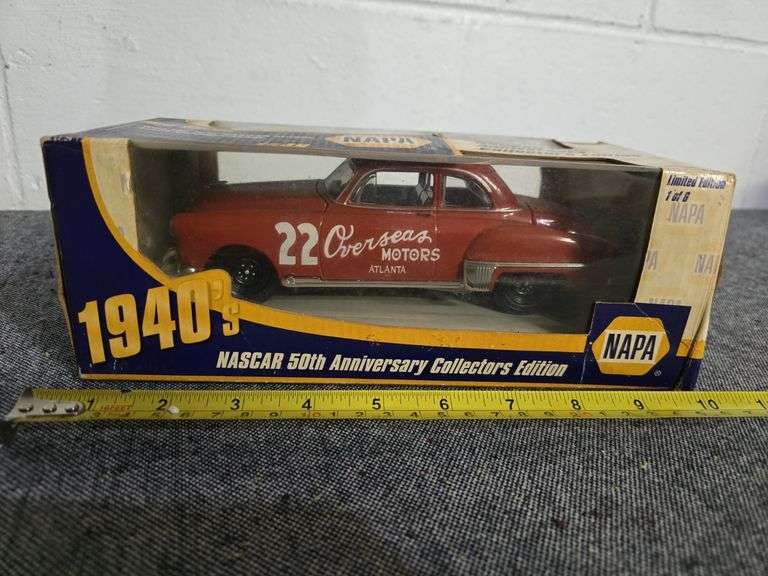 NASCAR RED BYRON 1949 50TH. ANNIVERSARY CAR NIB