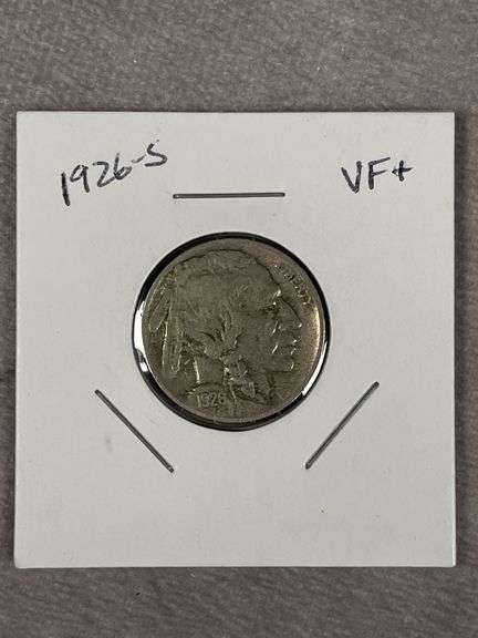 1926-S Buffalo Nickel  So close to full horn,   Rare in this high grade