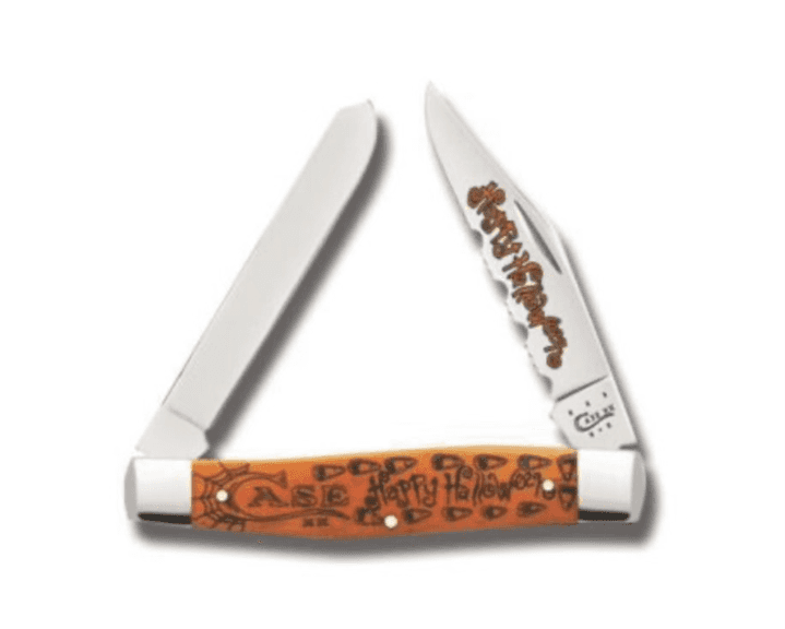 2015 CASE MOOSE PERSIMMON ORANGE HAPPY HALLOWEEN 6275 NEW IN TIN