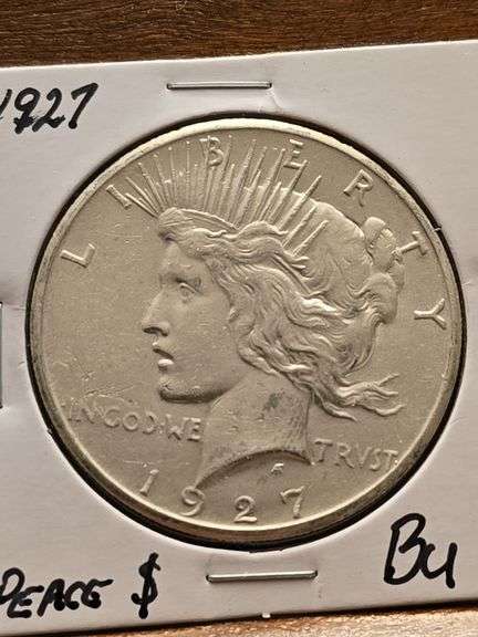 1927 PEACE DOLLAR UNC