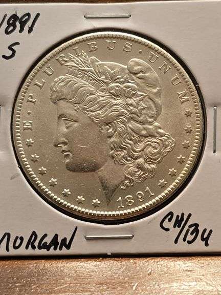 1891S MORGAN DOLLAR CHOICE BU