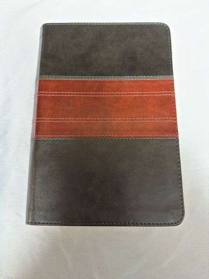 ESV Study Bible Trutone Forest/Tan Trail Design
