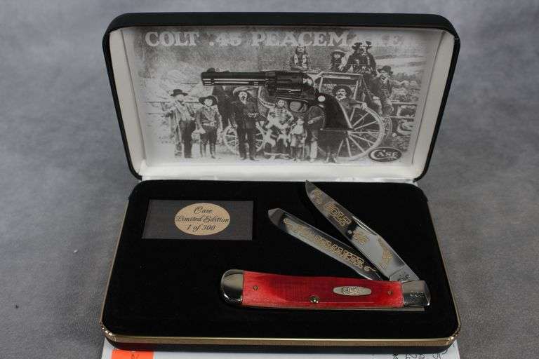 2015 CASE TRAPPER SMOOTH RED BARNBOARD JIG COLT .45 6254