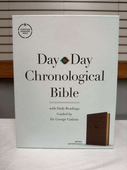 Day by Day Chronological Bible CSB Brown LeatherTouch