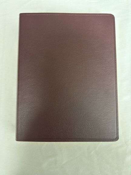 Hebrew-Greek Key Word Study Bible Burgundy Bonded Leather