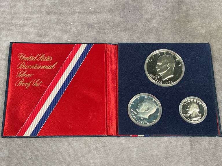 1976 3 Piece Silver Proof Set