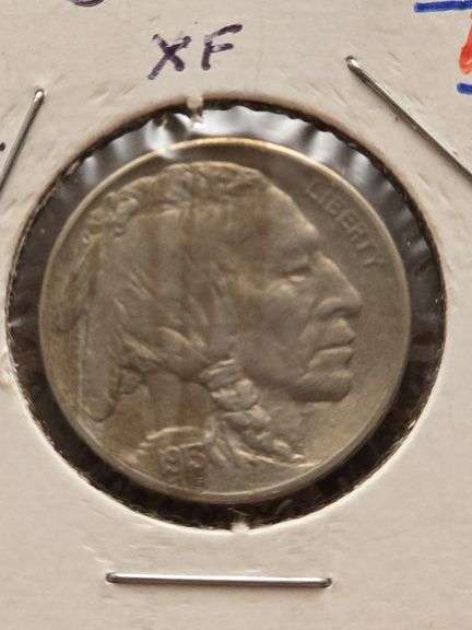 1913D TYPE 2 BUFFALO NICKEL KEY DATE AU