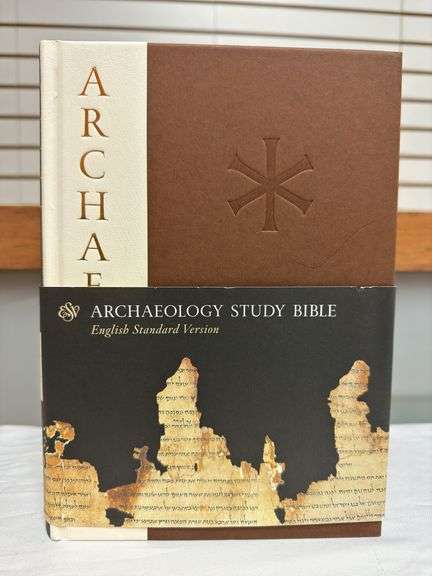Archaeology Study Bible ESV Cream/Brown Hard Cover